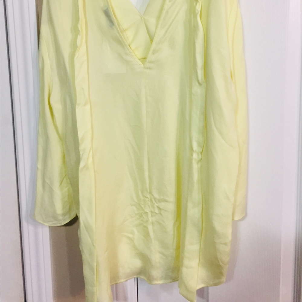 Sandro Paris yellow blouse NWT